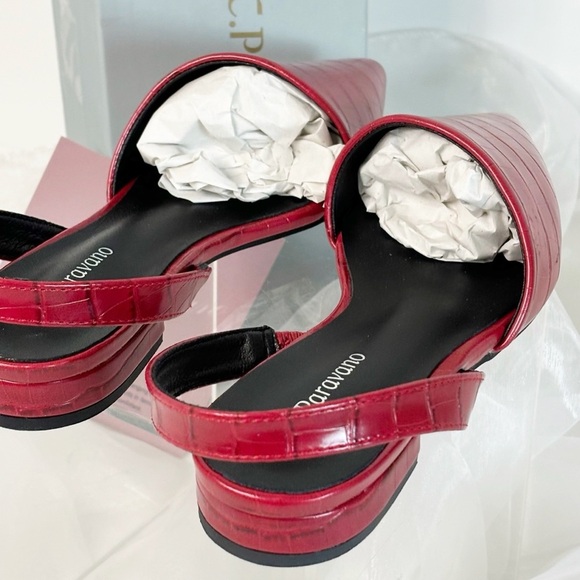 C. Paravano Women's Slingback I Women's Flats I Slingback Flats size 37 us 7 - Picture 3 of 9